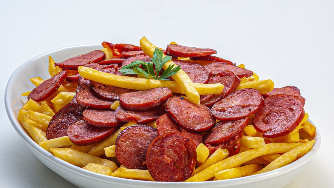 Air Fryer szalámi chips